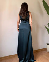 Belladonna Satin Gown