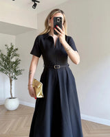 Belted Formal Dress