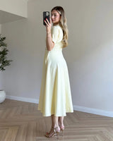Belted Formal Dress