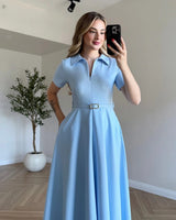 Belted Formal Dress