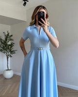 Belted Formal Dress