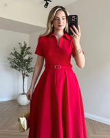 Belted Formal Dress