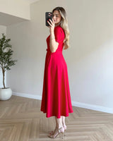 Belted Formal Dress