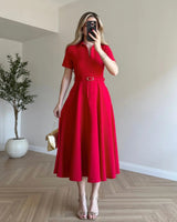Belted Formal Dress