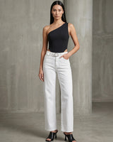 Belted Straight Jeans + Belt