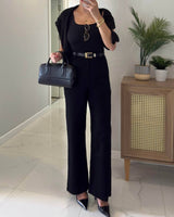 Black Everyday Denim + Belt