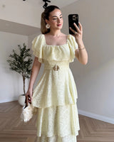Camellia Ruffle Dress