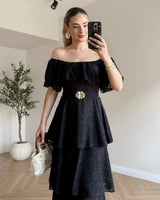 Camellia Ruffle Dress