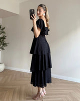 Camellia Ruffle Dress