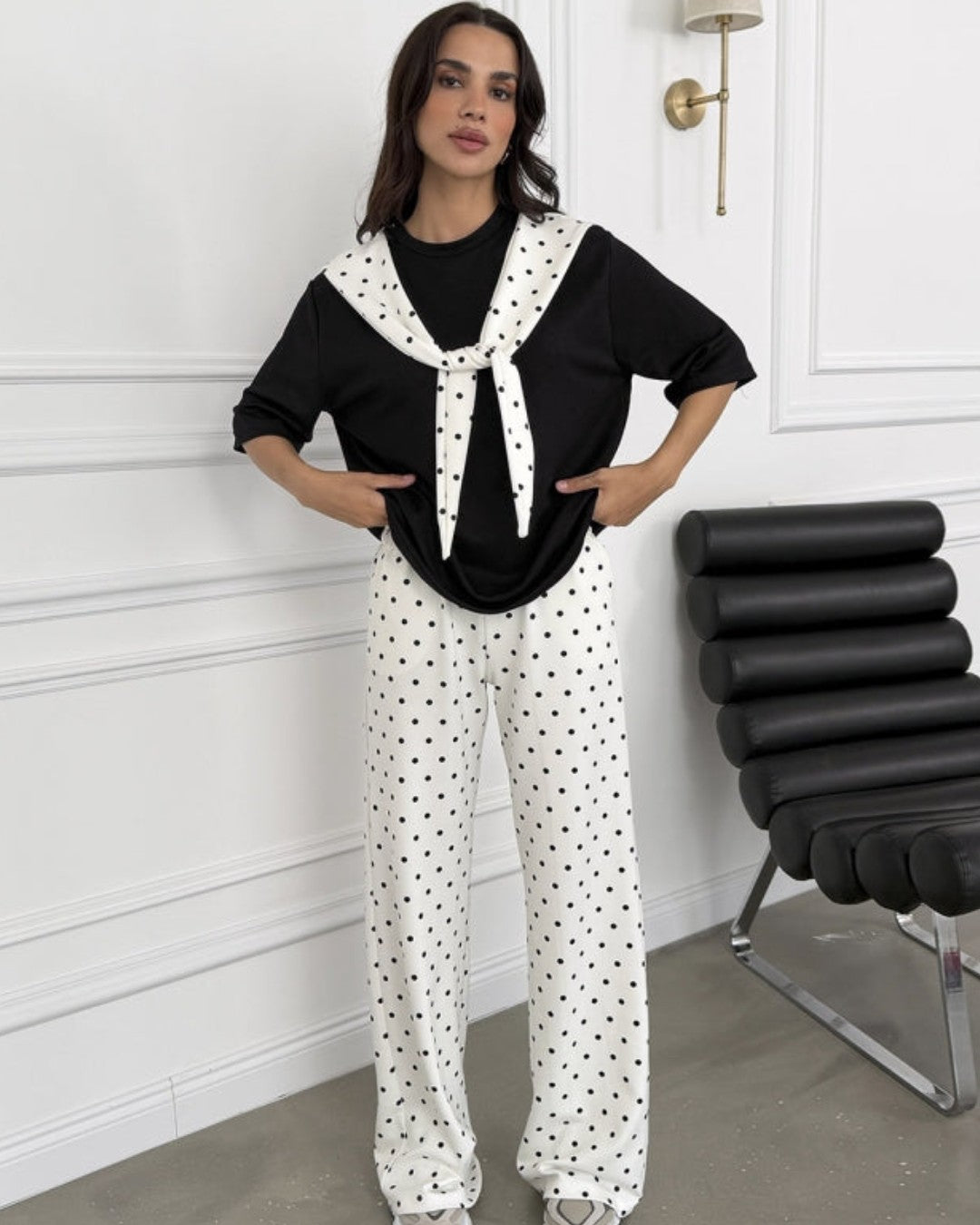 Casual Dot Lounge Set