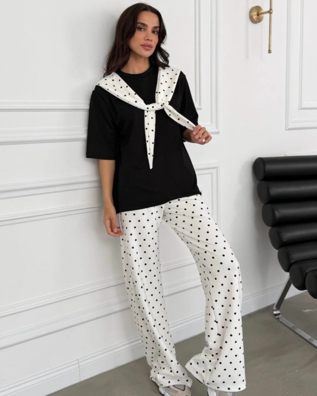 Casual Dot Lounge Set