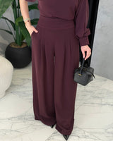 Chic Flow One-Shoulder Set