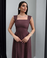 Classic Feminine Polka Dress