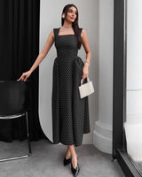 Classic Feminine Polka Dress