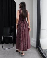 Classic Feminine Polka Dress