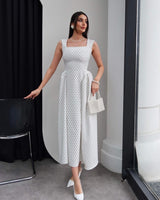Classic Feminine Polka Dress