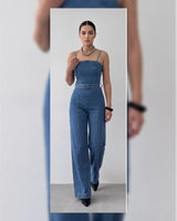 Contour Denim Jumpsuit+ Belt