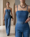 Contour Denim Jumpsuit+ Belt