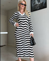 Contour Knit Midi Dress