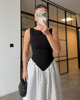 Corset Polka Flow Dress