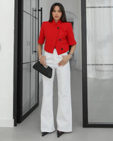 Crop Chic Blazer