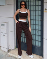 Cropped Lounge Co-Ord Set
