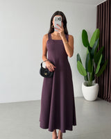 Crystal Cape Midi Dress