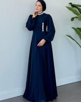 Crystal Neckline Evening Dress