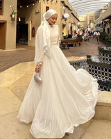 Crystal Neckline Evening Dress