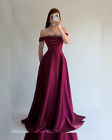 Crystal Satin Gown