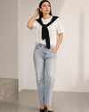 Crystal Scarf Tee