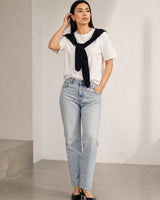 Crystal Scarf Tee