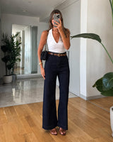 Dark Wash Denim + Belt