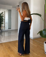 Dark Wash Denim + Belt