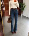 Dark Wash Denim+ Belt