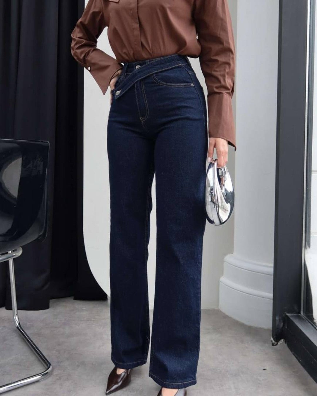 Dark Wash Denim+ Belt