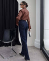 Dark Wash Denim+ Belt