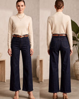 Dark Wash Denim + Belt