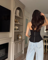Defined Waist Corset Top