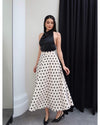 Dolce Polka Flow Skirt