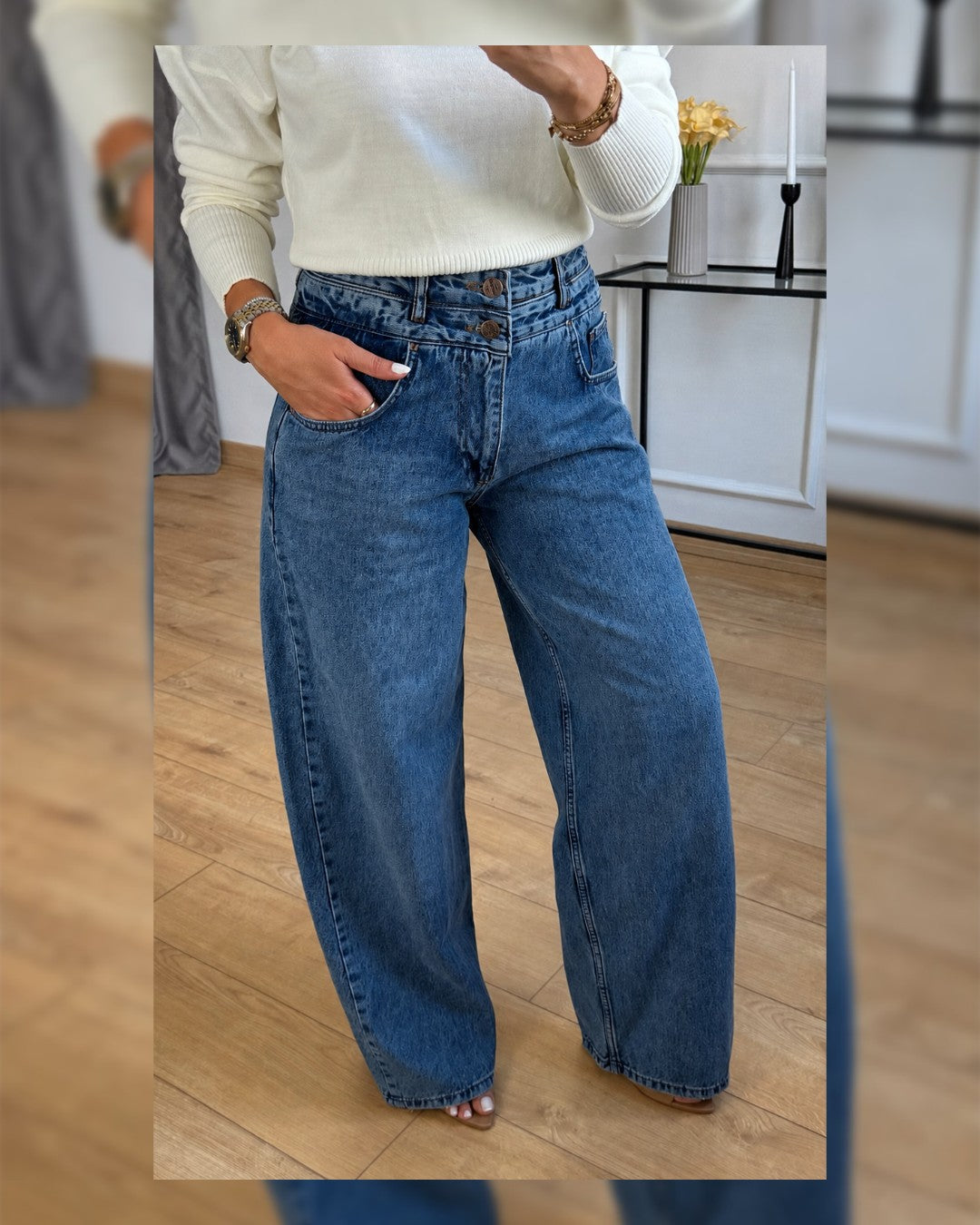 Double Waist Denim
