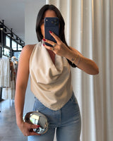 Drape Halter Top