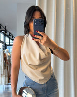 Drape Halter Top