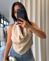 Drape Halter Top
