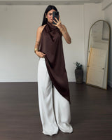 Drape Satin Top