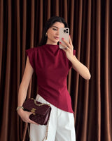 Draped Asymmetric Top