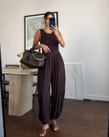 Drop-Waist Harem Jumpsuit