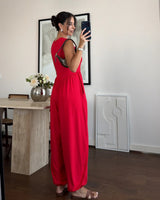 Drop-Waist Harem Jumpsuit