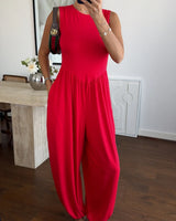 Drop-Waist Harem Jumpsuit