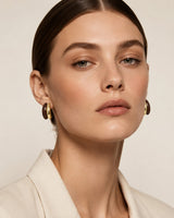 Duo Sculpted Hoops